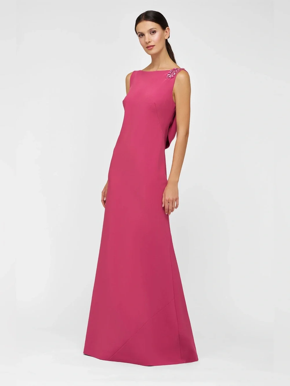 Kay Unger Pippa Gown Berry Sorbet - Picture 3 of 9